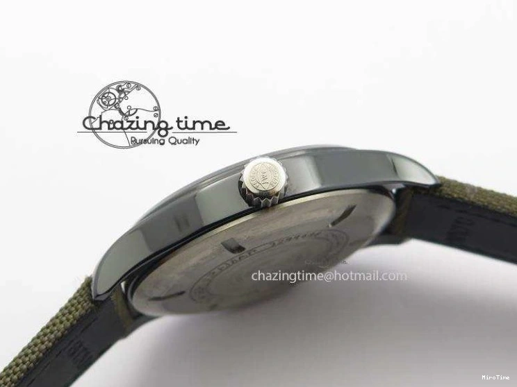 MIROTIME 0304 SunProtective MARK XVII IW324702 Real Ceramic MK Best Edition Green Dial On Green Nylon Strap A 7288